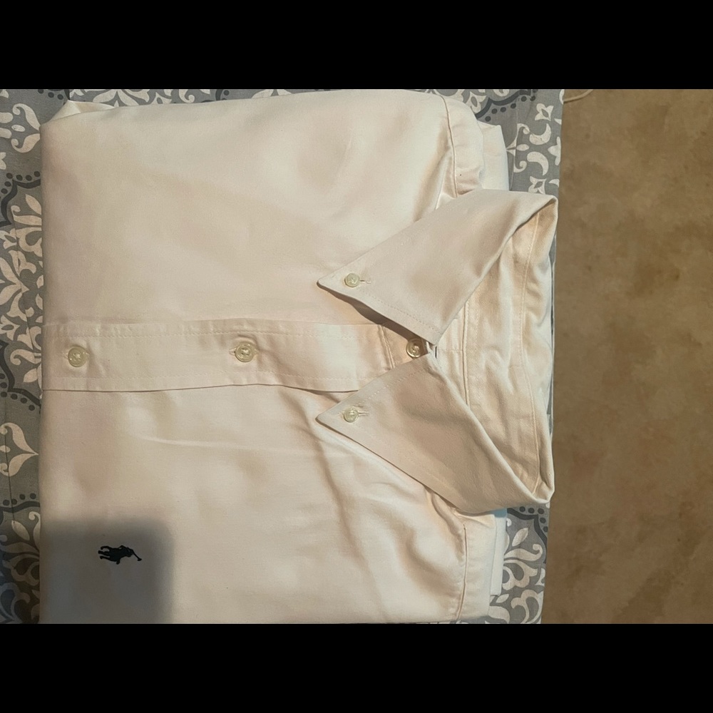 Beautiful Ralph Lauren Polo button down dress shirt.